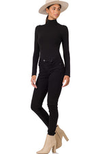 MOCK NECK LONG SLEEVE BODYSUIT