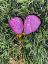 Magenta Chakra Healing Heart Necklace.