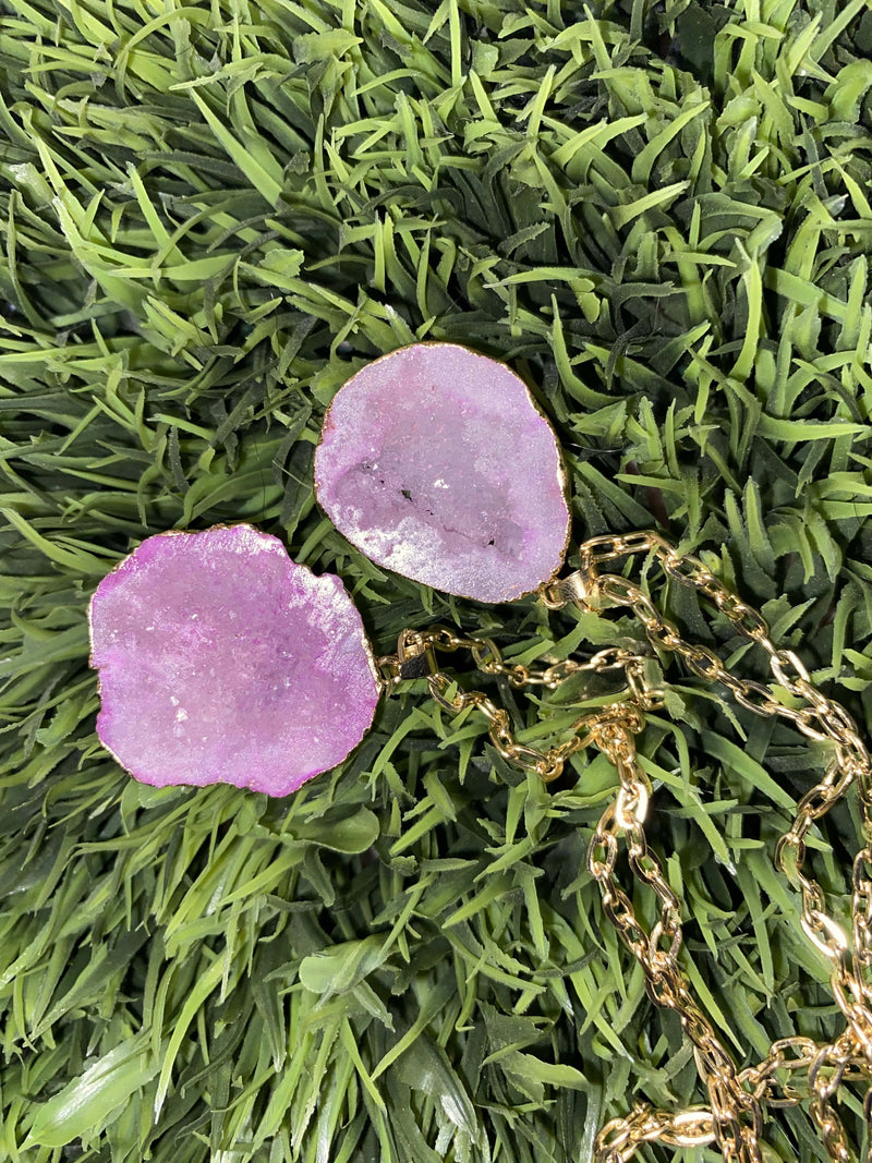 Amethyst Healing Heart Necklace